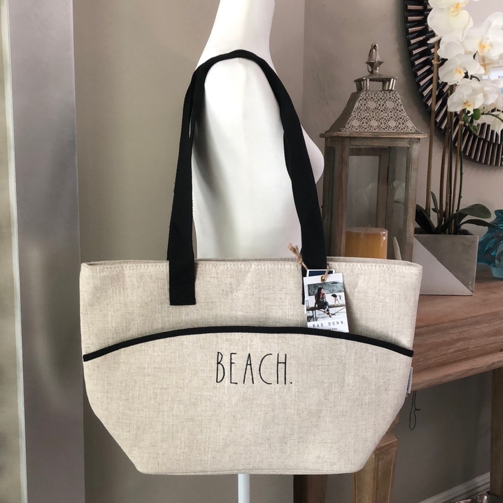 Rae Dunn Beach Insulted Tote NWT